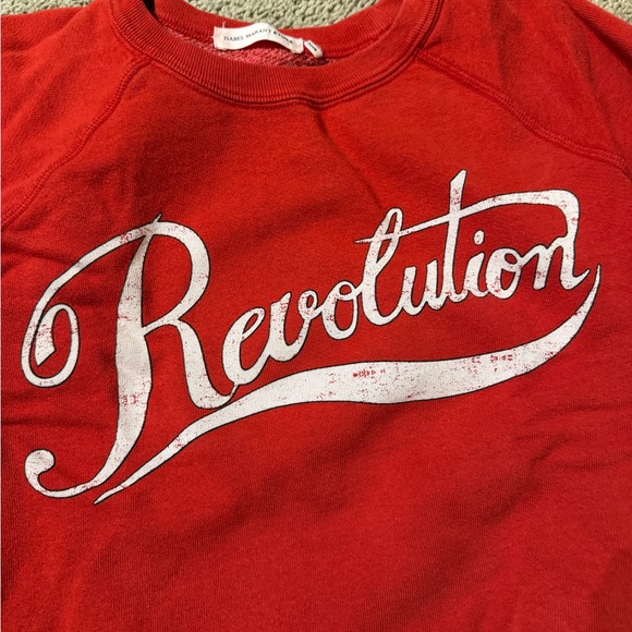 Isabel Marant Red Revolution Crewneck Sweatshirt - Picture 3 of 5